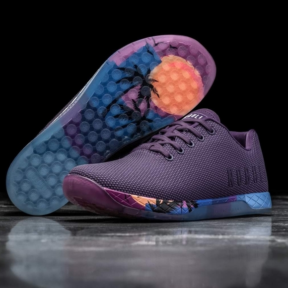 NOBULL Other - NoBull Miami lights collection purple tropical gym weightlifting shoes